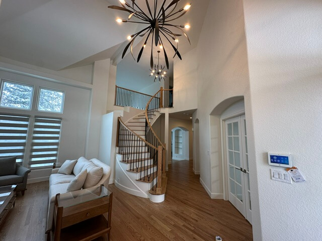 Spiral staircase remodel in Superior